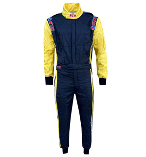 STR 'Club V2' Race Suit - Black/Yellow