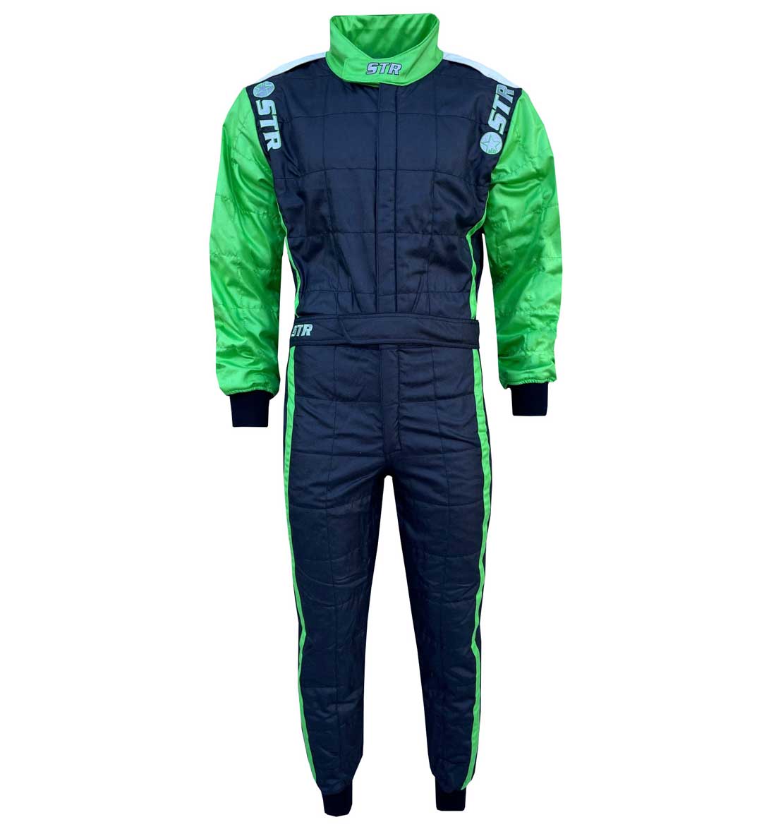 STR 'Club' Race Suit - Black/Green