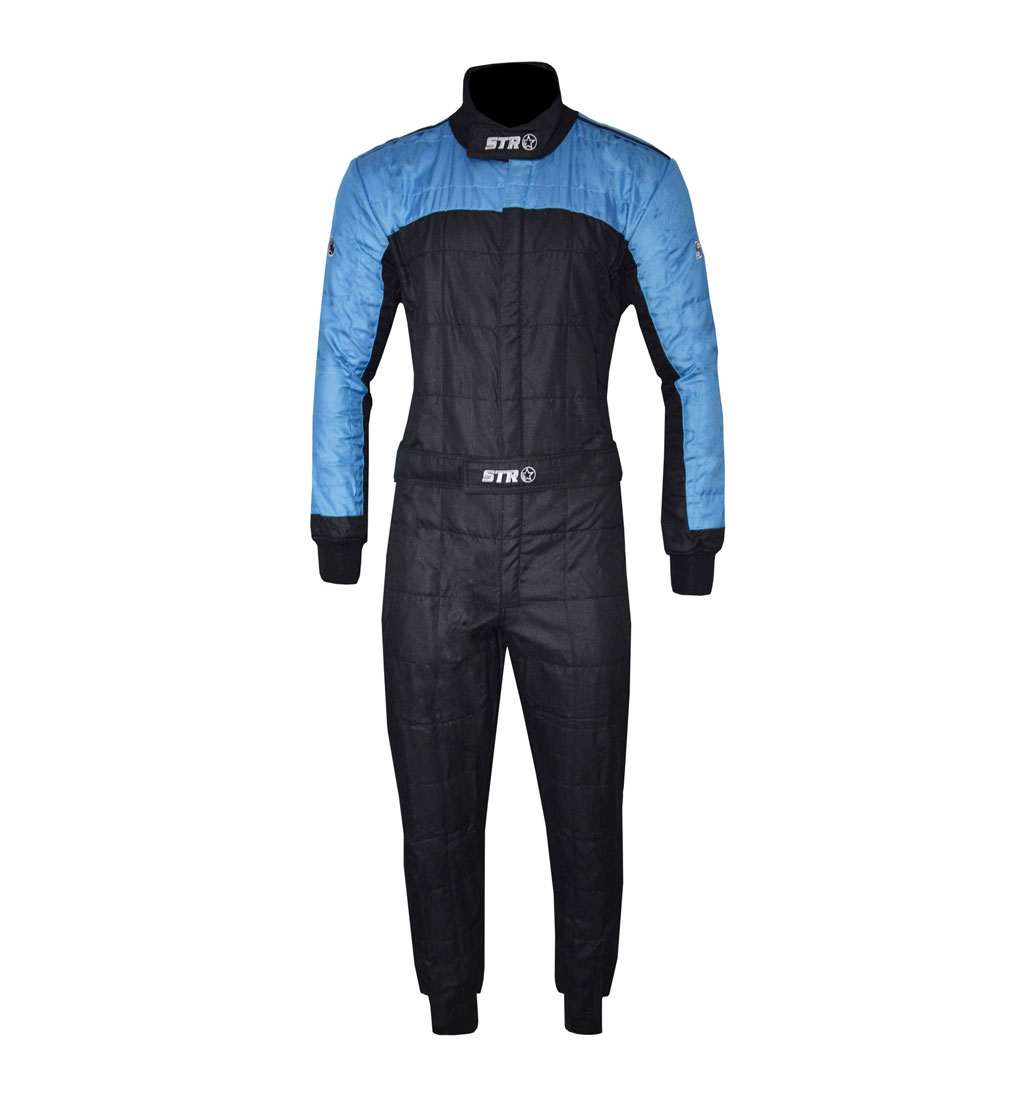 STR Youth 'Club' Race Suit - Black/Blue