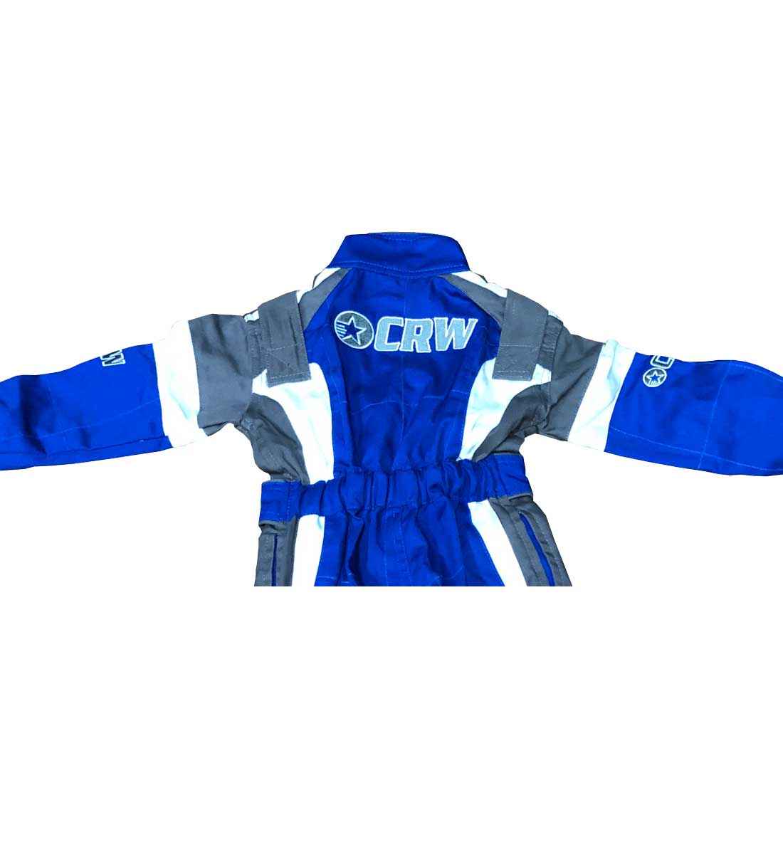 Kids Podium Pit Crew Suit - Blue/White/Grey