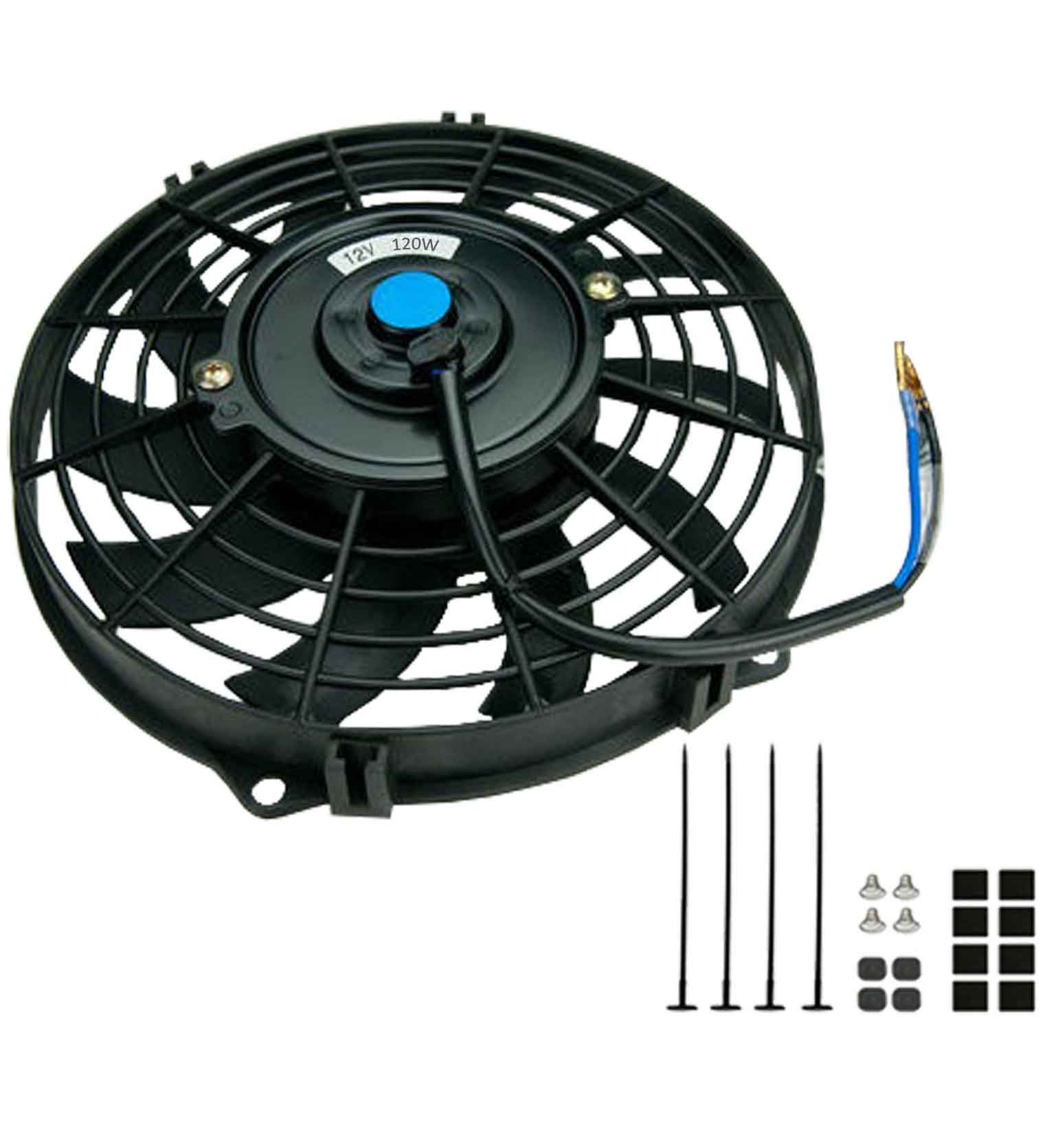 Buy 10" Electric Radiator Cooling Fan 120w Reversible, Slimline