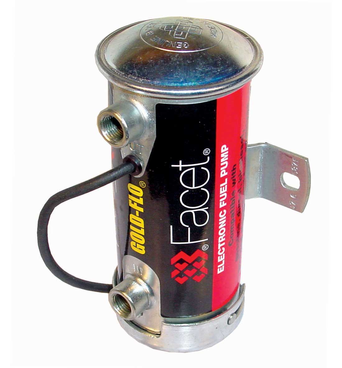 Facet Cylindrical Red Top Fuel Pump 6-8 PSI - 45 GPH