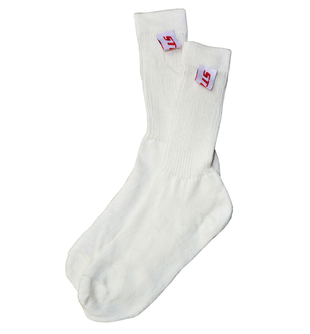 STR Nomex Socks - FIA Approved White