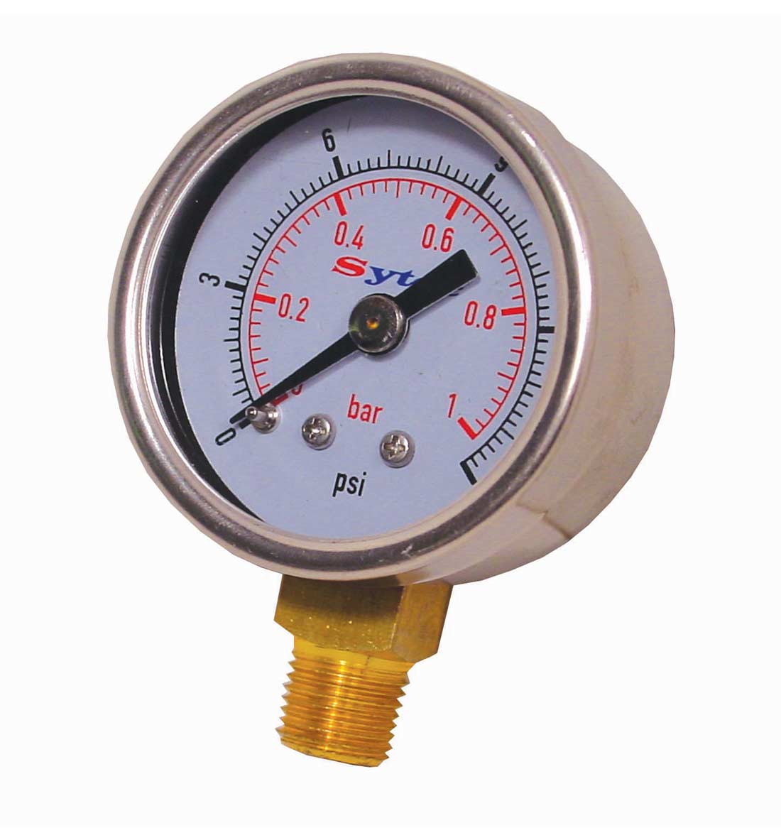 Sytec Fuel Pressure Gauge - 0-15 PSI