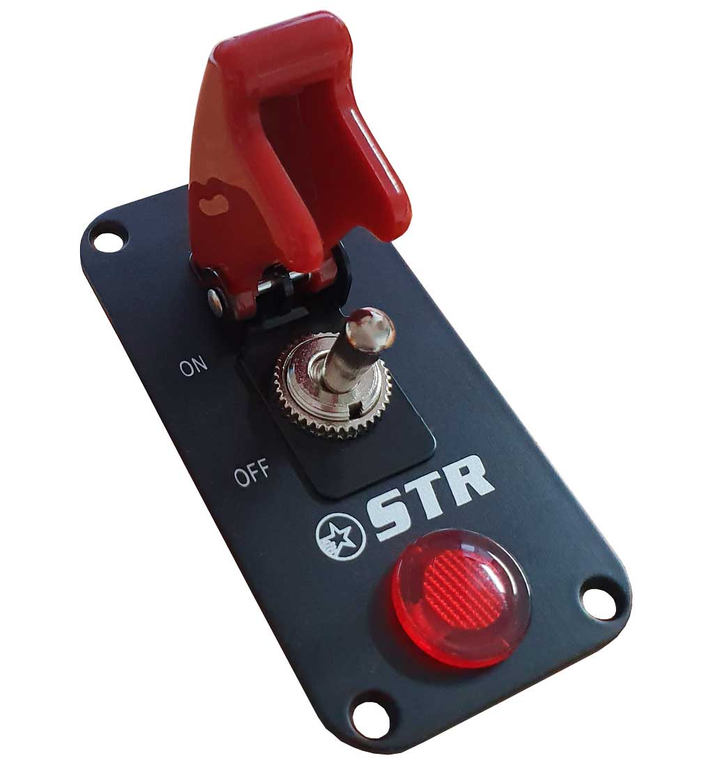 Single Flip Switch Panel with LED Indicator Light