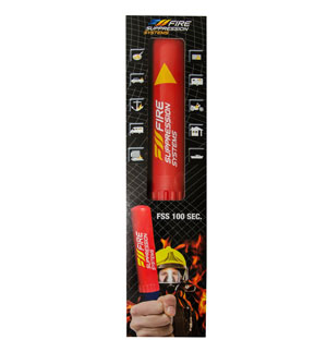 Fire Safety Stick Hand Held Fire Extinguisher - 100 Seconds