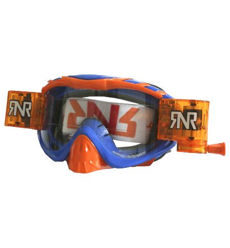 Rip N Roll RNR 'Hybrid XL' Goggles - Orange/Blue