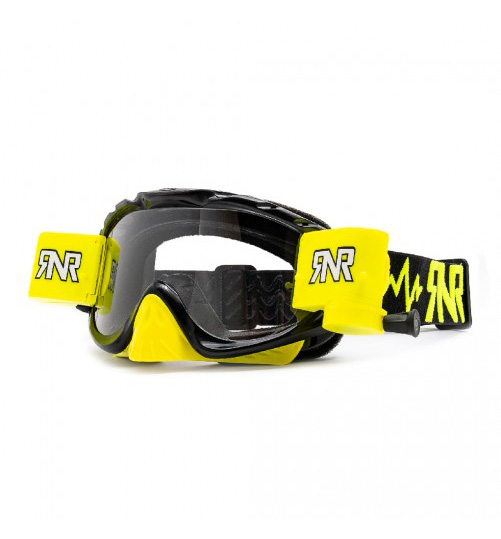 Rip N Roll RNR 'Hybrid XL' Goggles - Black/Neon Yellow