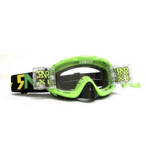 Rip N Roll RNR 'Hybrid XL' Goggles - Lime