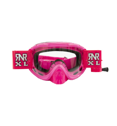 Rip N Roll RNR 'Hybrid XL' Goggles - Matt Pink