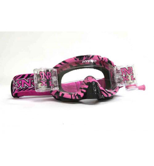 Rip N Roll RNR 'Hybrid XL' Goggles - Wild Pink