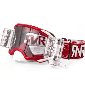 Rip N Roll RNR 'Platinum' Goggles - Red