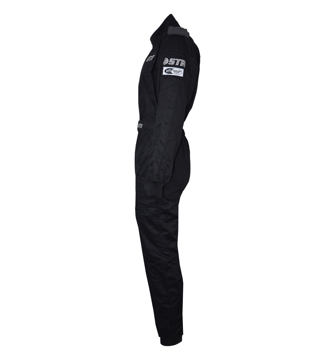 STR  Youth 'Graphite Start' Race Suit - Black/Grey