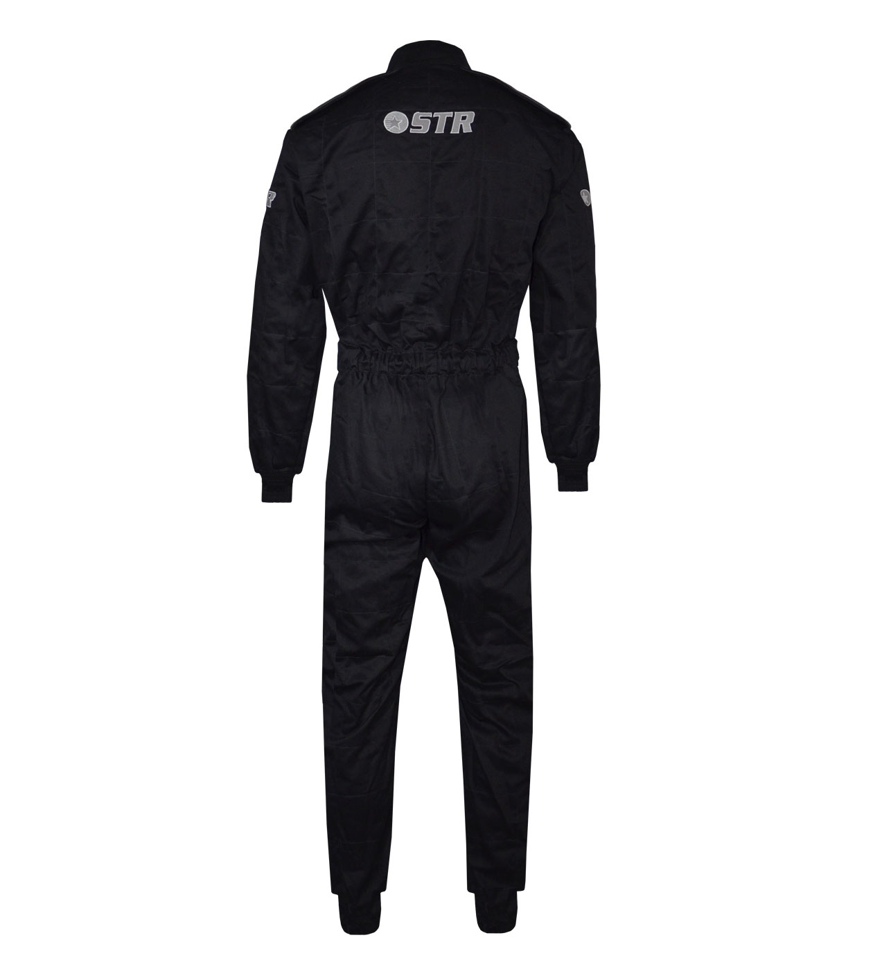 STR  Youth 'Graphite Start' Race Suit - Black/Grey