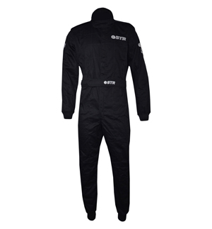 STR  Youth 'Graphite Start' Race Suit - Black/Grey