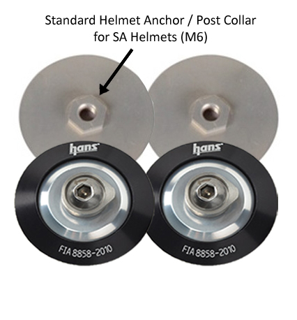 Backing Plates for Hans Helmet Posts