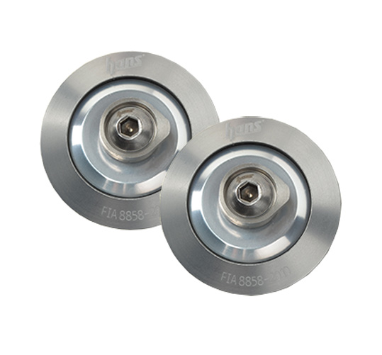 Helmet Posts for Hans/Hybrid Device SAH, Silver