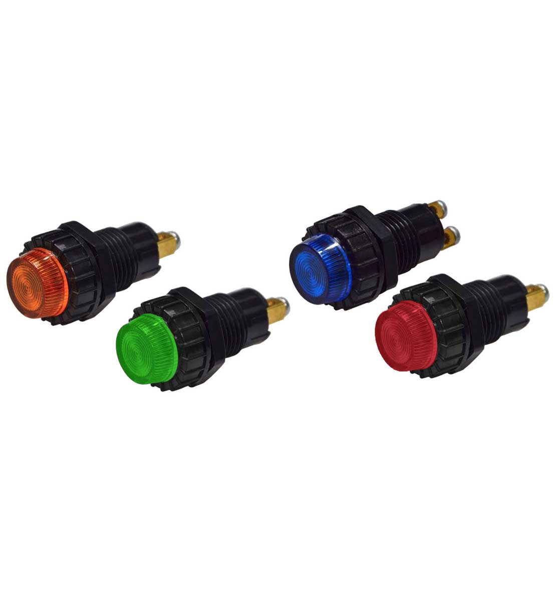 12v Warning / Indicator Lamp | Domed