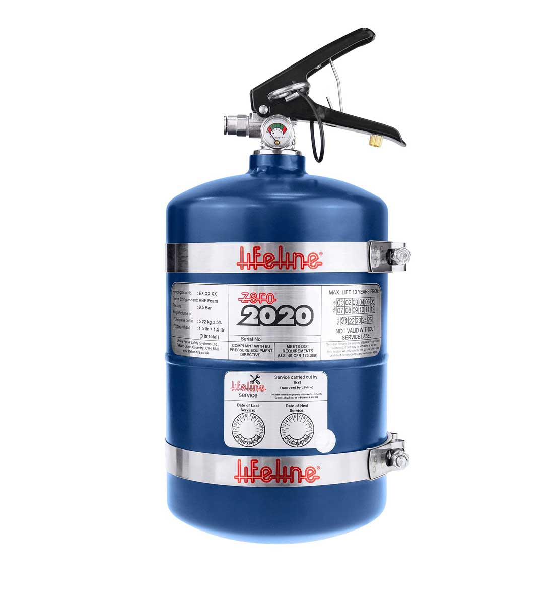 Zero 2020 FIA Fire Extinguisher System Mechanical Lifeline
