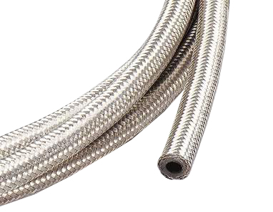 Stainless Steel Braided Fuel Hose - 8mm (5/16&quot;) ID 