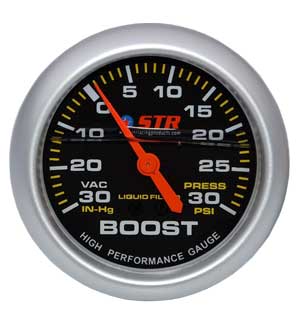 Turbo Boost Mechanical Liquid Filled Gauge | High Performance