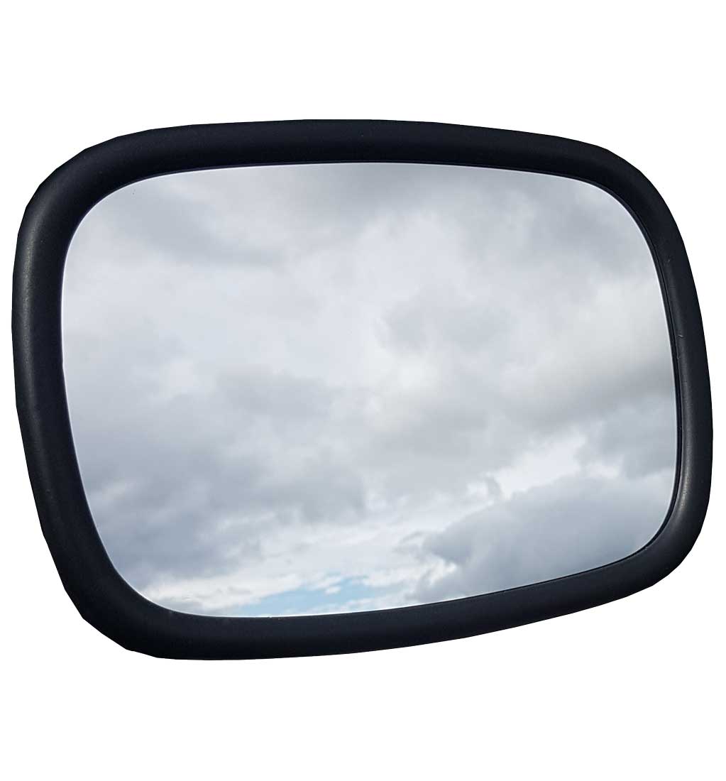 Rear View Mirror Glass - 10x6&quot; 254x152mm