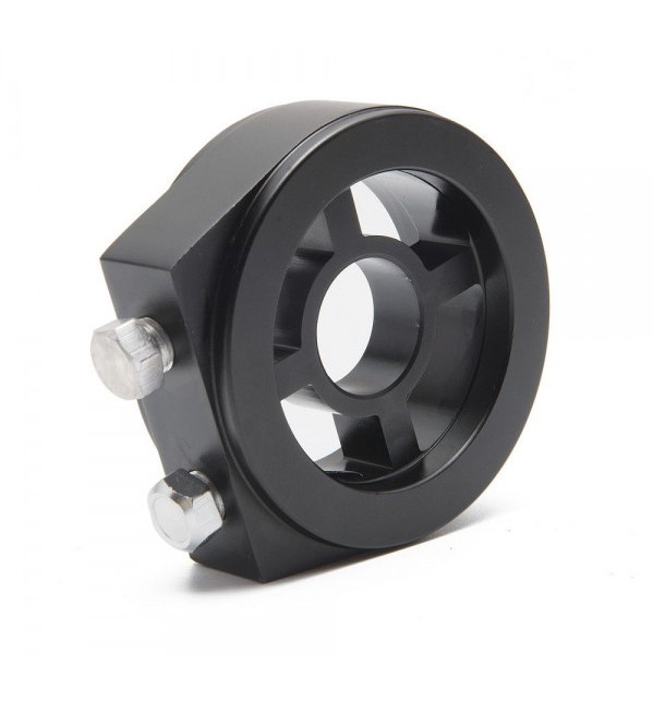 Oil Filter Cooler Sandwich Block Plate Adaptor | Black