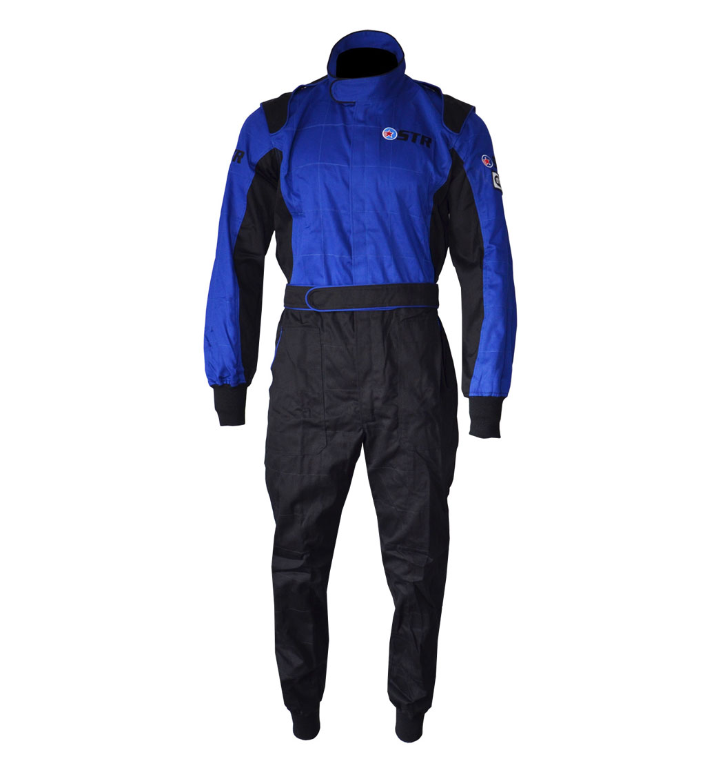 STR 'Oval Start' Race Suit - Blue/Black
