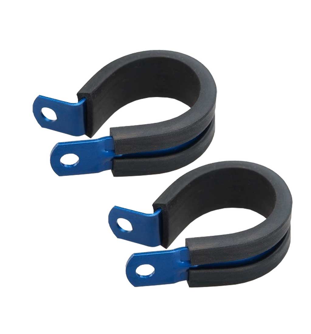 Aluminium P Clip/Clamp for hose with 1&quot; or 25mm OD