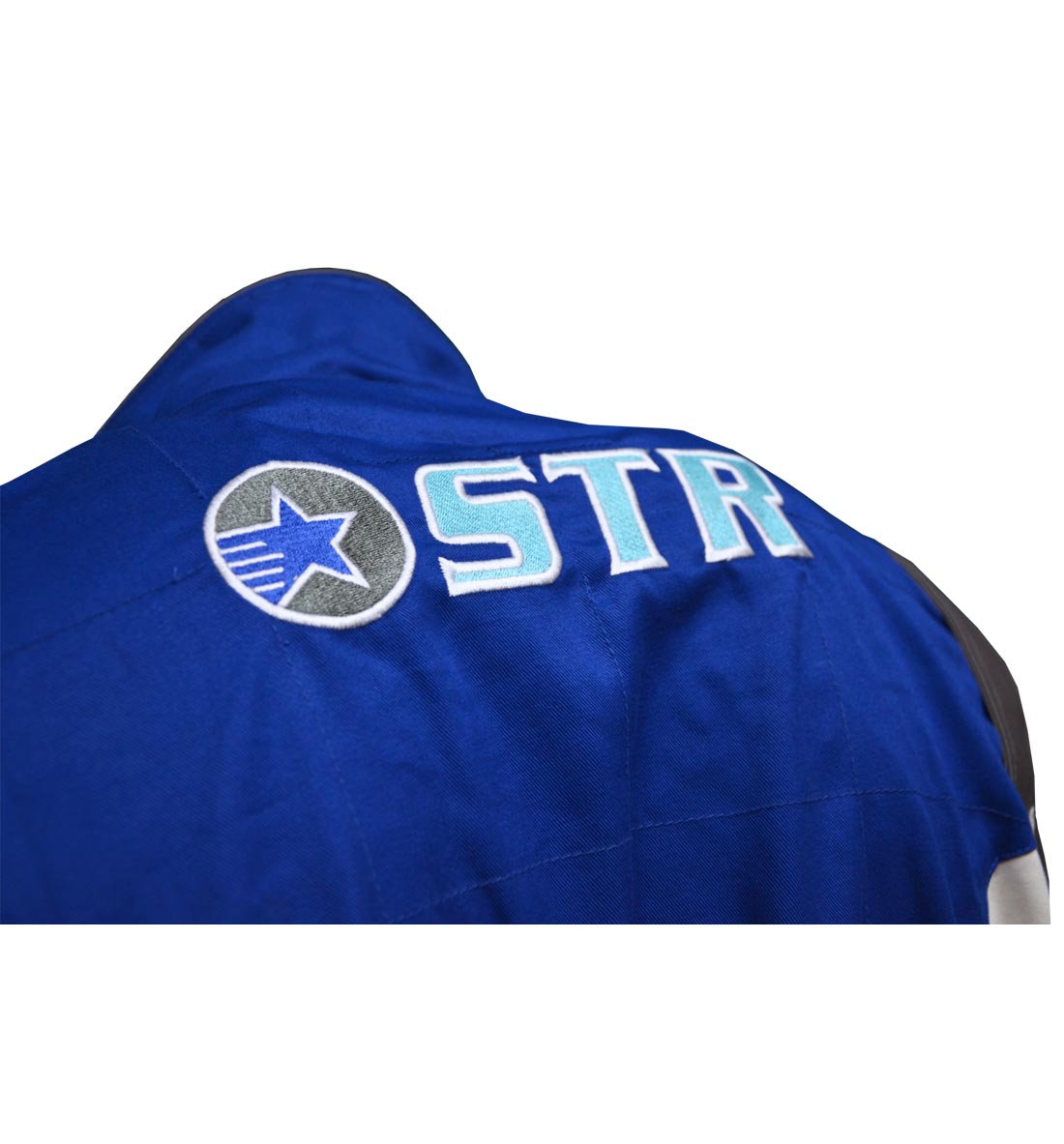 STR 'Podium' Race Suit - Blue/White/Grey