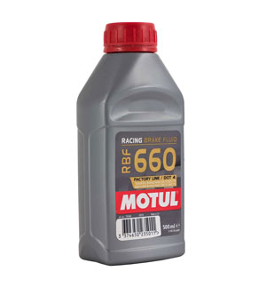 Motul RBF 660 Factory Fully Synthetic DOT 4 Racing Brake &amp; Clutch Fluid - 500ml