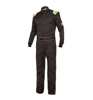 Simpson Renegade Race Suit - Black/Lime