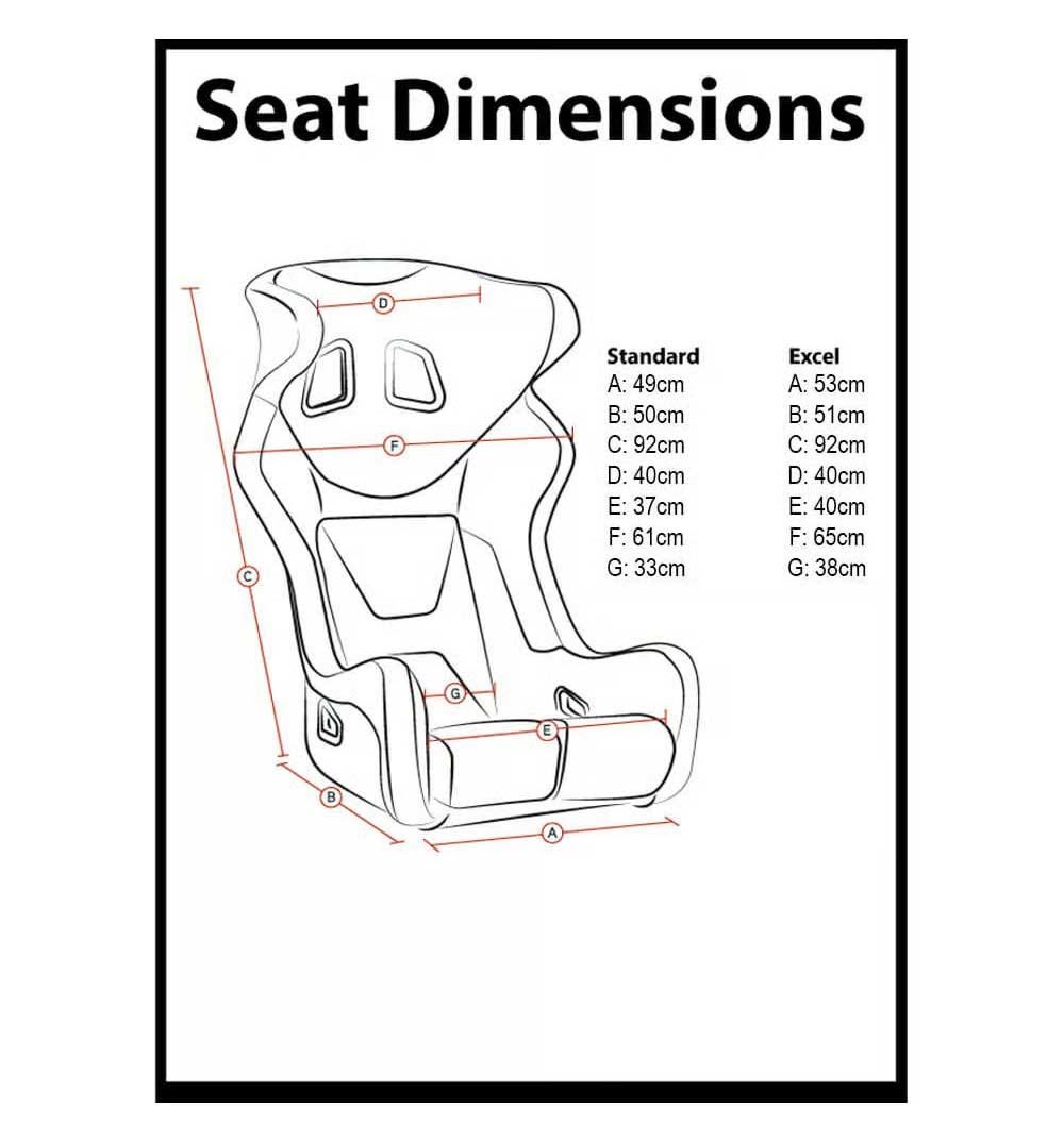 Corbeau Revenge X System 1 Race Seat FIA 2031