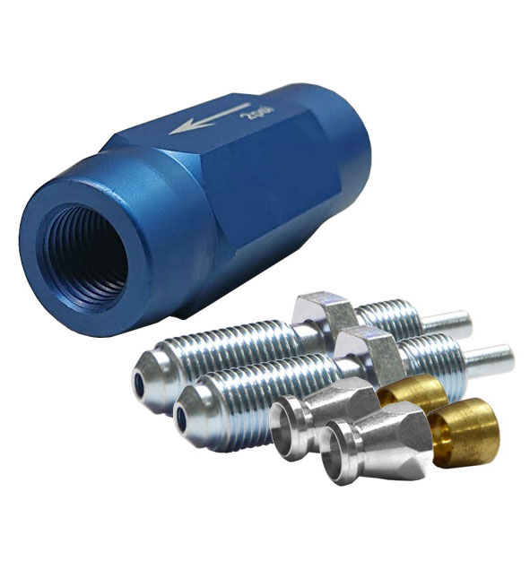 Buy 2PSI Disc Brake Residual Pressure Valve + Hose Ends