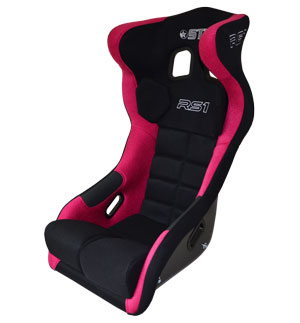 STR 'RS1' FIA Approved Race Seat - 2029 Black/Pink