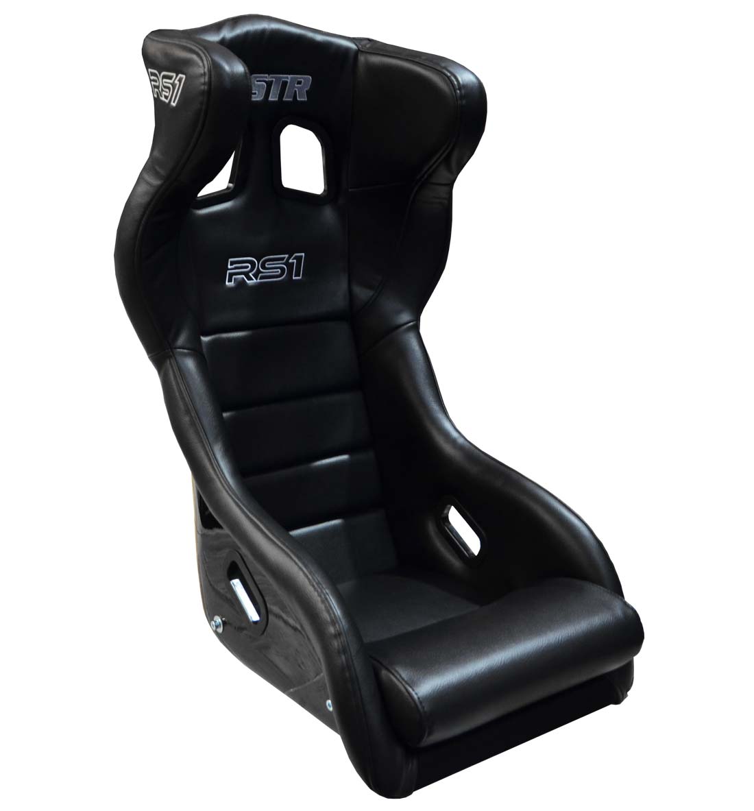 STR 'RS1' FIA Approved Race Seat - 2028 Black PVC Leather