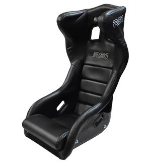 STR 'RS1' FIA Approved Race Seat - 2028 Black PVC Leather