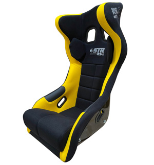 STR 'RS2' FIA Approved Race Seat - 2029 Black/Yellow