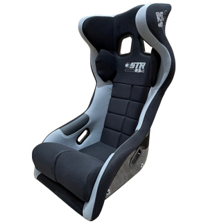 STR 'RS2' FIA Approved Race Seat - 2028 Black/Grey