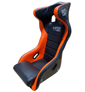 STR 'RS2' FIA Approved Race Seat - 2030 Orange PVC