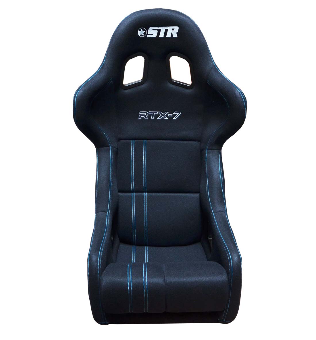 STR 'RTX-7' FIA Approved Race Seat - 2028 Black & Blue Stitching
