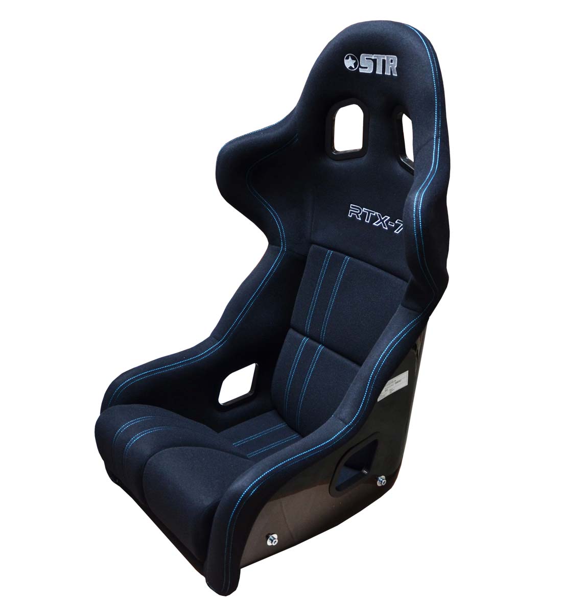 STR 'RTX-7' FIA Approved Race Seat - 2028 Black & Blue Stitching