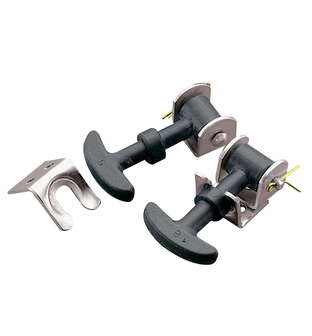 Competition Rubber Bonnet Hooks