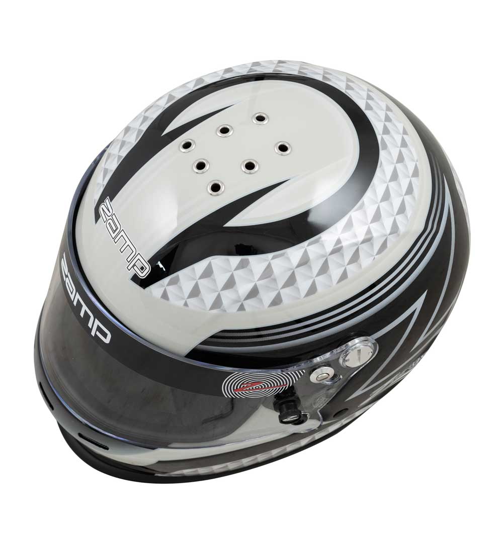 Zamp RZ 37 Youth Helmet SFI 24.1 - Black/Grey