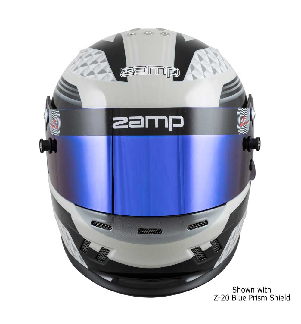 Zamp RZ 37 Youth Helmet SFI 24.1 - Black/Grey