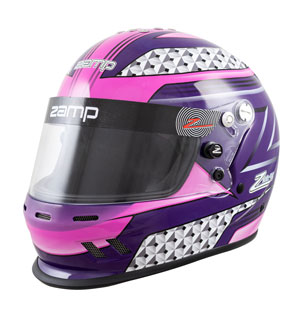 Zamp RZ 37 Youth Helmet SFI 24.1 - Pink/Purple
