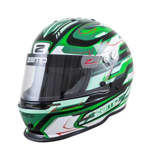 Zamp RZ 42 Youth Helmet CMR2016 - Black/Green