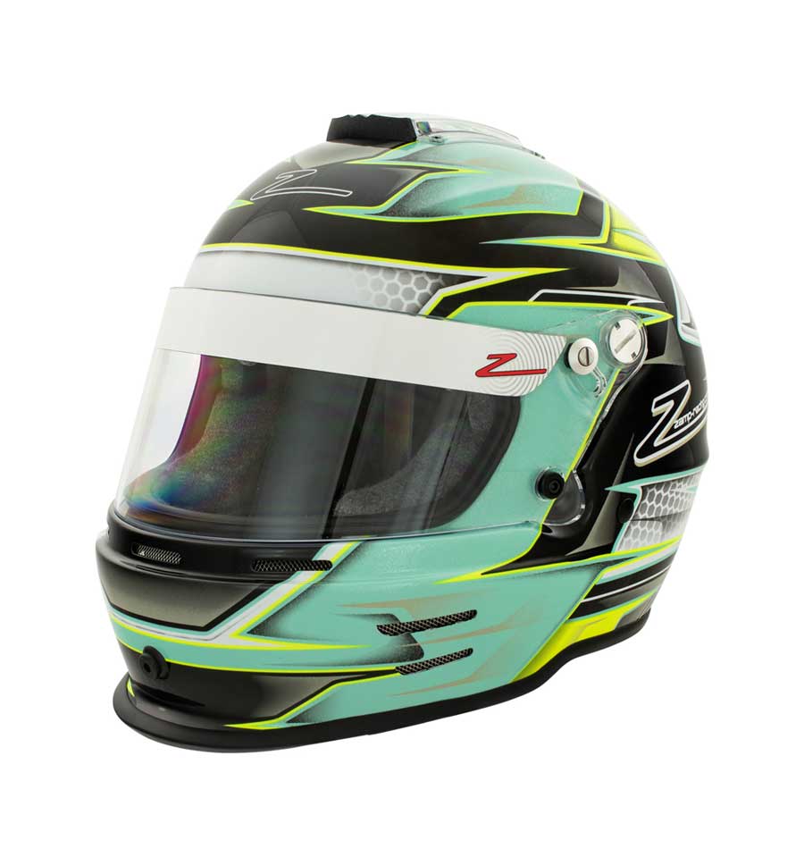 Zamp RZ 42 Youth Helmet CMR2016 - Green/Silver