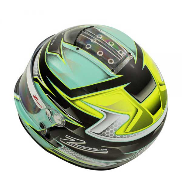 Zamp RZ 42 Youth Helmet CMR2016 - Green/Silver