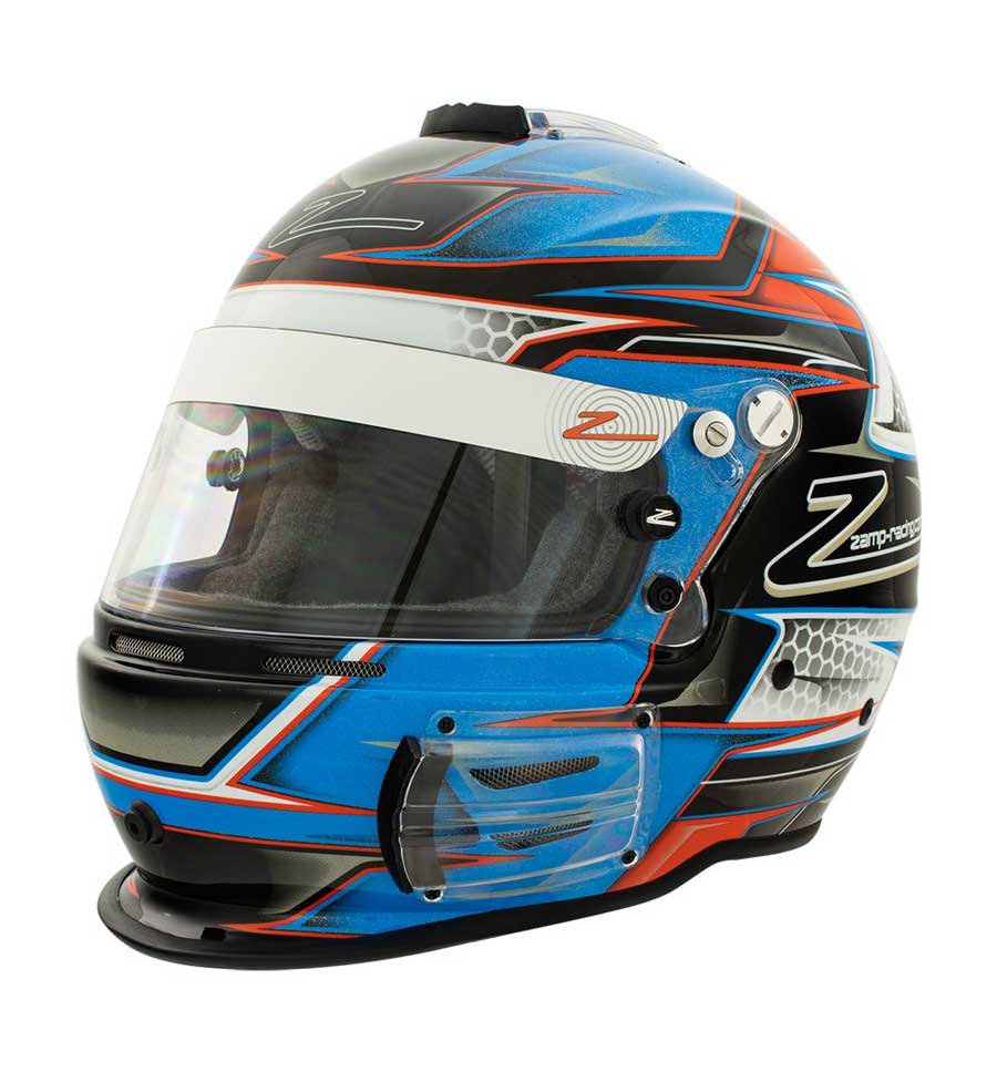 Zamp RZ 42 Youth Helmet CMR2016 - Orange/Blue